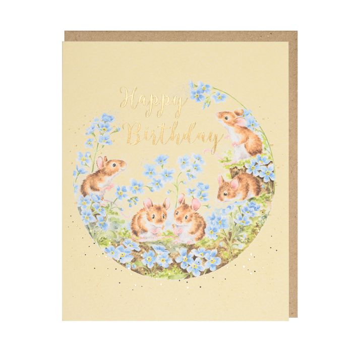 Wrendale Mouse Birthday Card