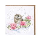 Otter Blank Card by Wrendale Designs