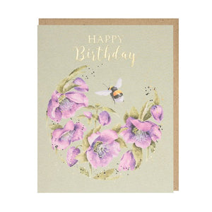 Bee Birthday Card by Wrendale Designs