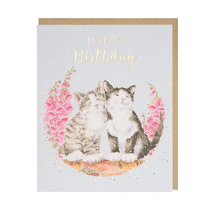 Cats Birthday Card by Wrendale