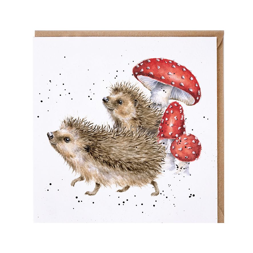 Hedgehog Card by Wrendale Designs