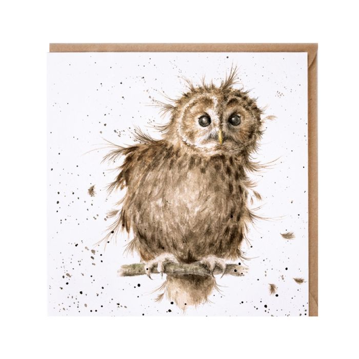 Tawny The Owl Blank Card by Wrendale Designs