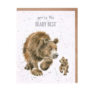 You’re The Beary Best Card by Wrendale Designs