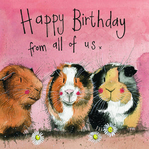 The Three Guineas Birthday Card