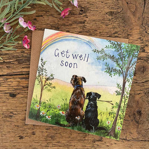 Get Well Soon Dog Card