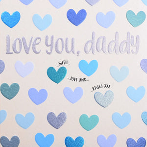 Love You Daddy  Father’s Day Card