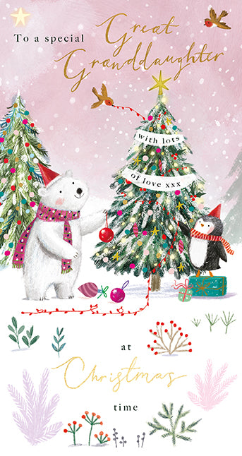 Great Granddaughter Christmas Card