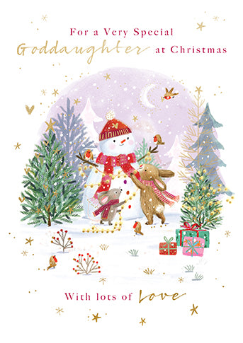 Goddaughter Christmas Card