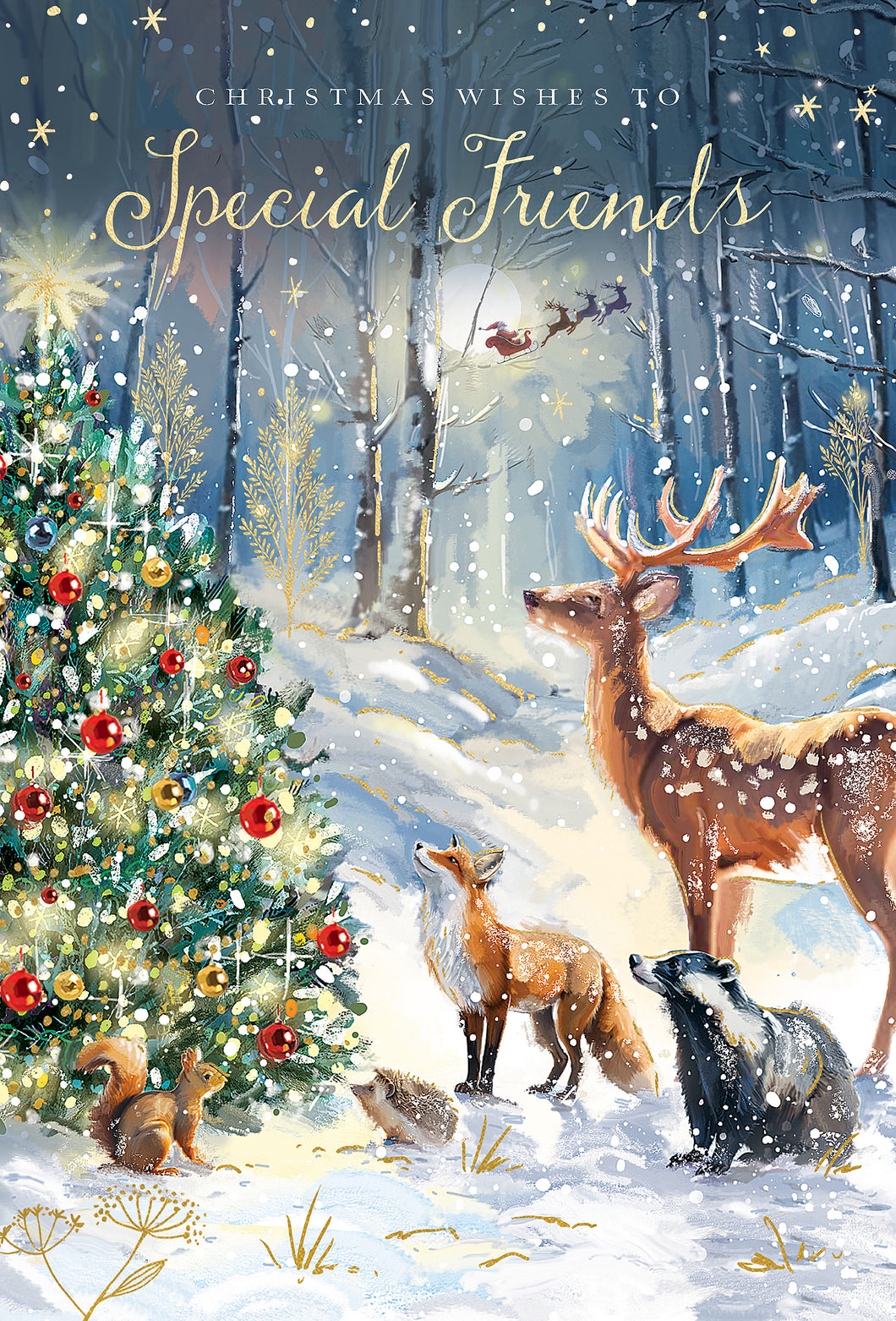 Special Friends Christmas Card