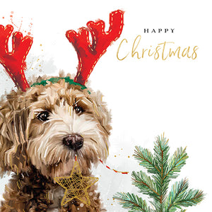 Cockapoo Christmas Card