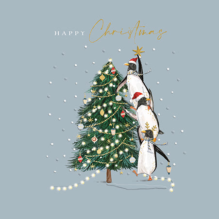 Penguin Christmas Card