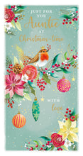 Load image into Gallery viewer, Robin Auntie Christmas Card
