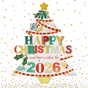 Christmas Card Best Wishes for 2026