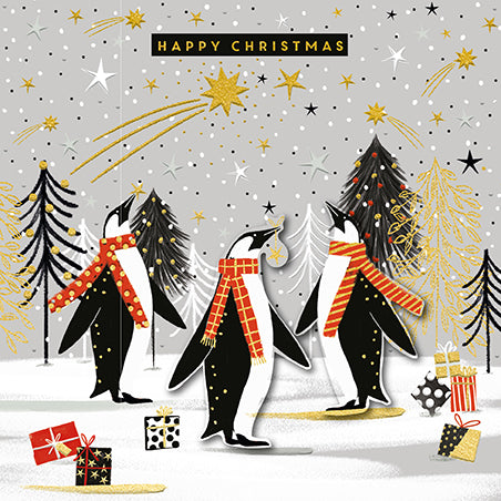 Penguin Christmas Card