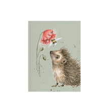 Load image into Gallery viewer, Hedgehog And Poppy Paperback A6 Notebook
