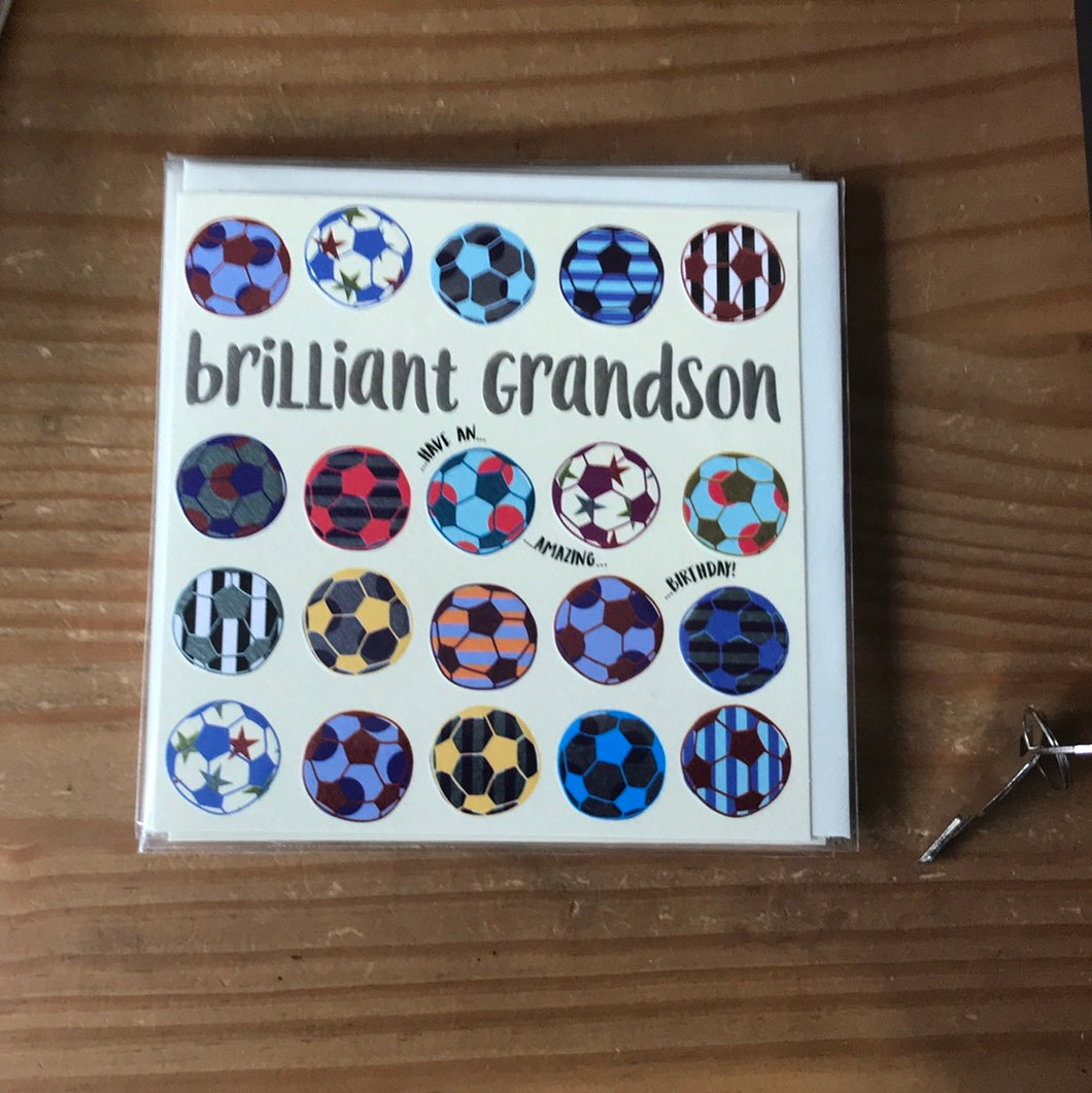 Brilliant Grandson Birthday Card