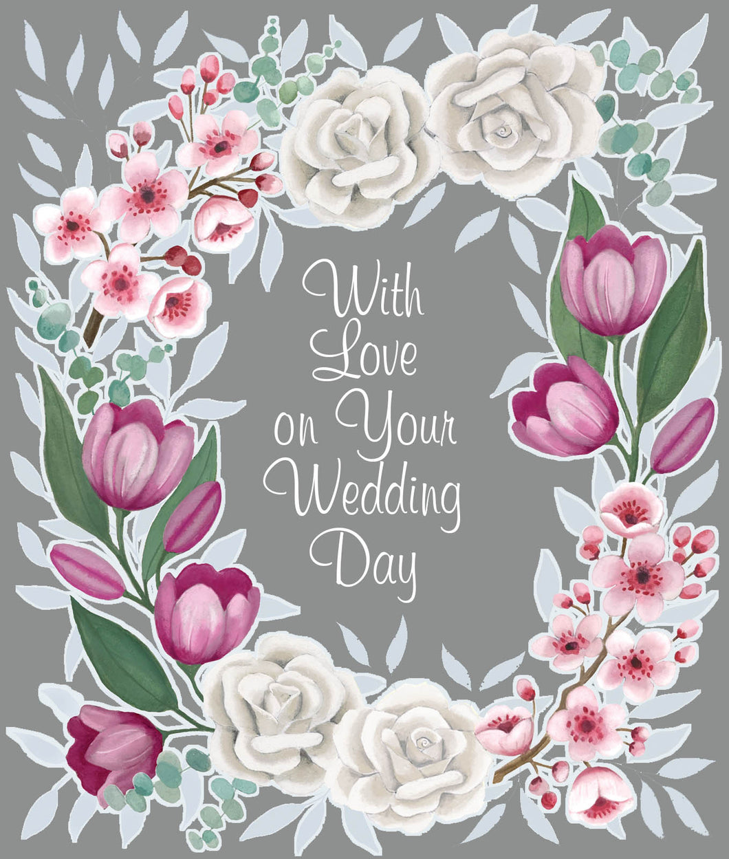 Floral Wedding Card