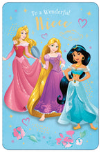 Load image into Gallery viewer, Disney Princesses Niece Birthday Card
