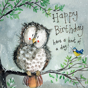 Have a Hoot Owl Birthday Card