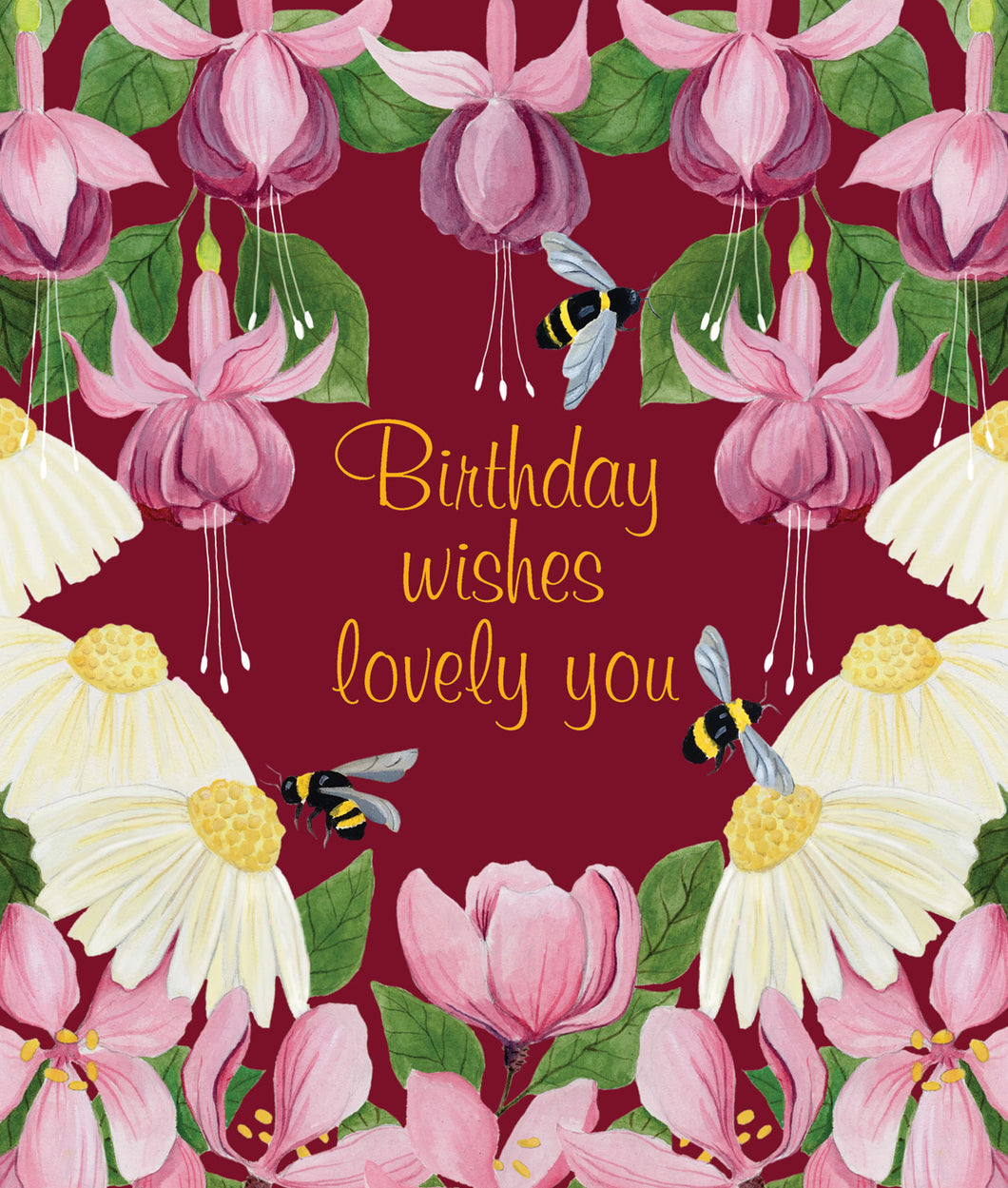 Lovely You Floral Birthday Card