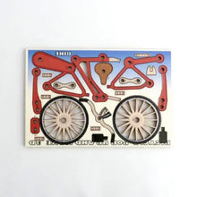 Load image into Gallery viewer, Bicycle 3D Pop Up Wooden Postcard
