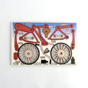 Bicycle 3D Pop Up Wooden Postcard