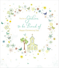 Load image into Gallery viewer, Godson said Christening Card
