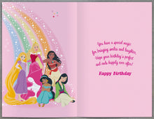 Load image into Gallery viewer, Disney Princess 5th Birthday Card
