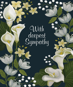 Floral Sympathy Card