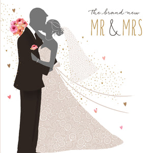 Mr & Mrs Wedding Card