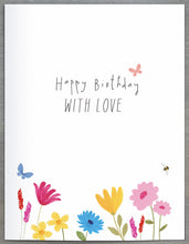 Load image into Gallery viewer, Flowers &amp; Butterflies Daughter Birthday Card
