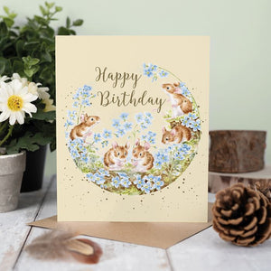 Mouse Birthday Card