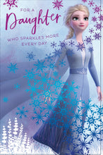 Load image into Gallery viewer, Frozen , Elsa, Daughter Birthday Card
