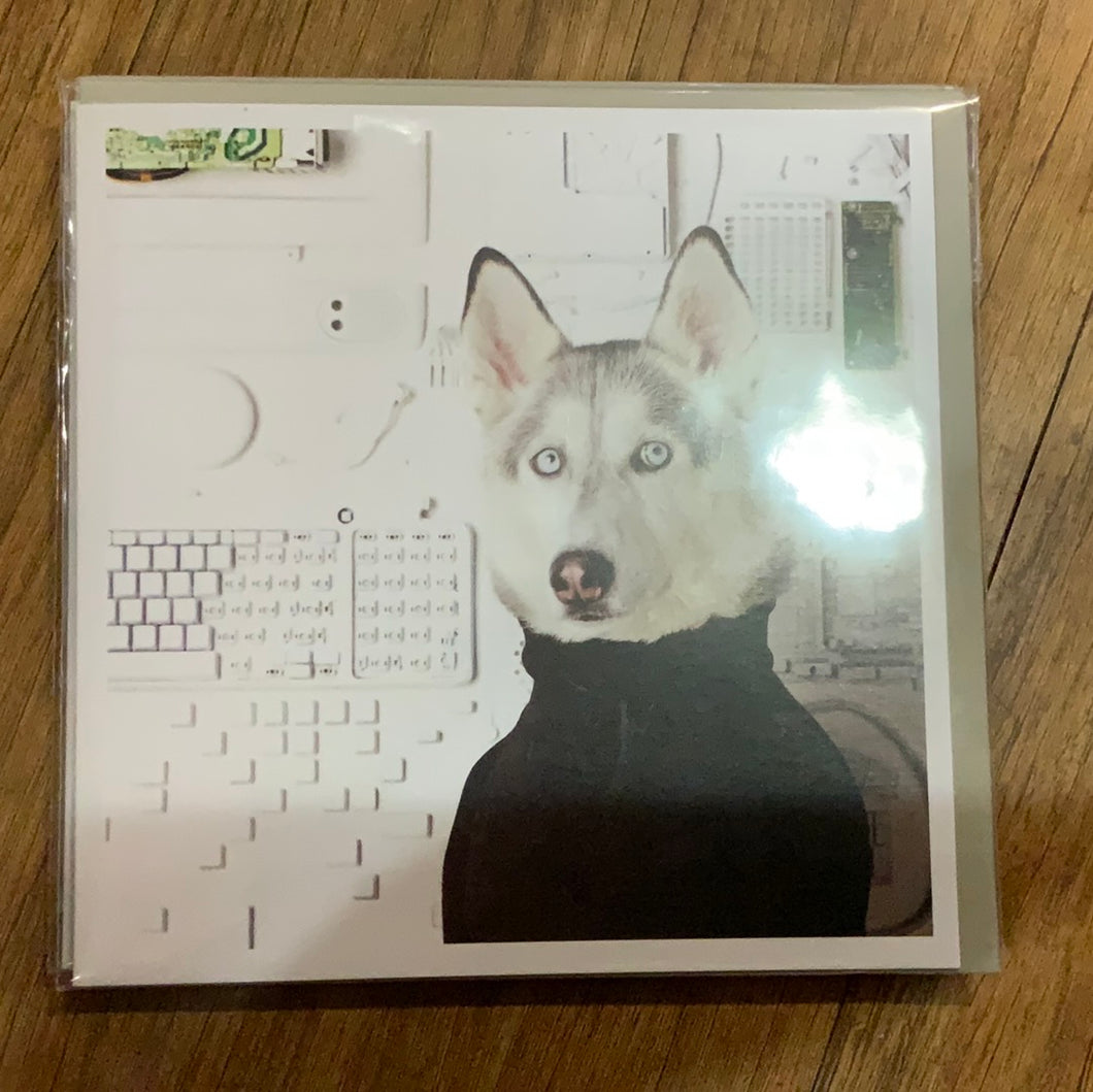 Smart Dog Blank Card