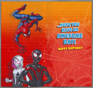 Spider-man Amazing Grandson Birthday Card