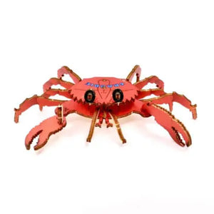 Crab 3D Pop Up Wooden Postcard