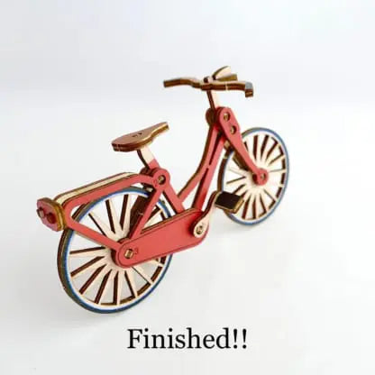 Bicycle 3D Pop Up Wooden Postcard