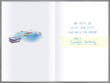 Load image into Gallery viewer, Brother-In-Law Harbour Scene Birthday Card
