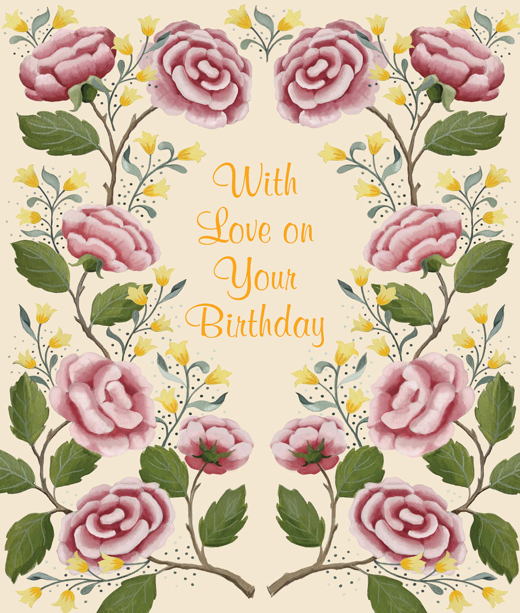 Roses Birthday Card