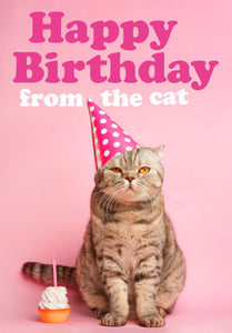 From The Cat Birthday Card