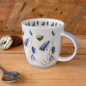 Bee & Harebells Mug by Alex Clark