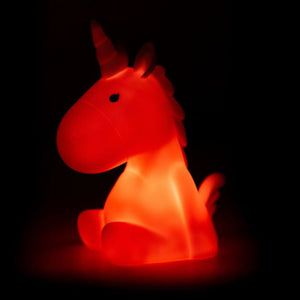 Medium Pink Unicorn LED Night Light