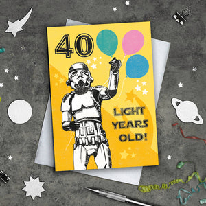 40th Birthday Card