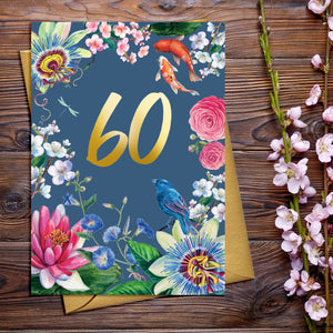 60th Birthday Card