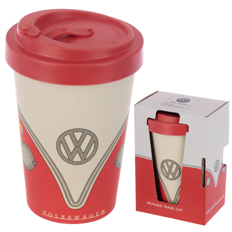 Red Volkswagen Bamboo Travel Cup