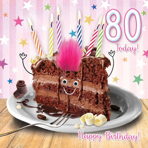 80th Birthday Card