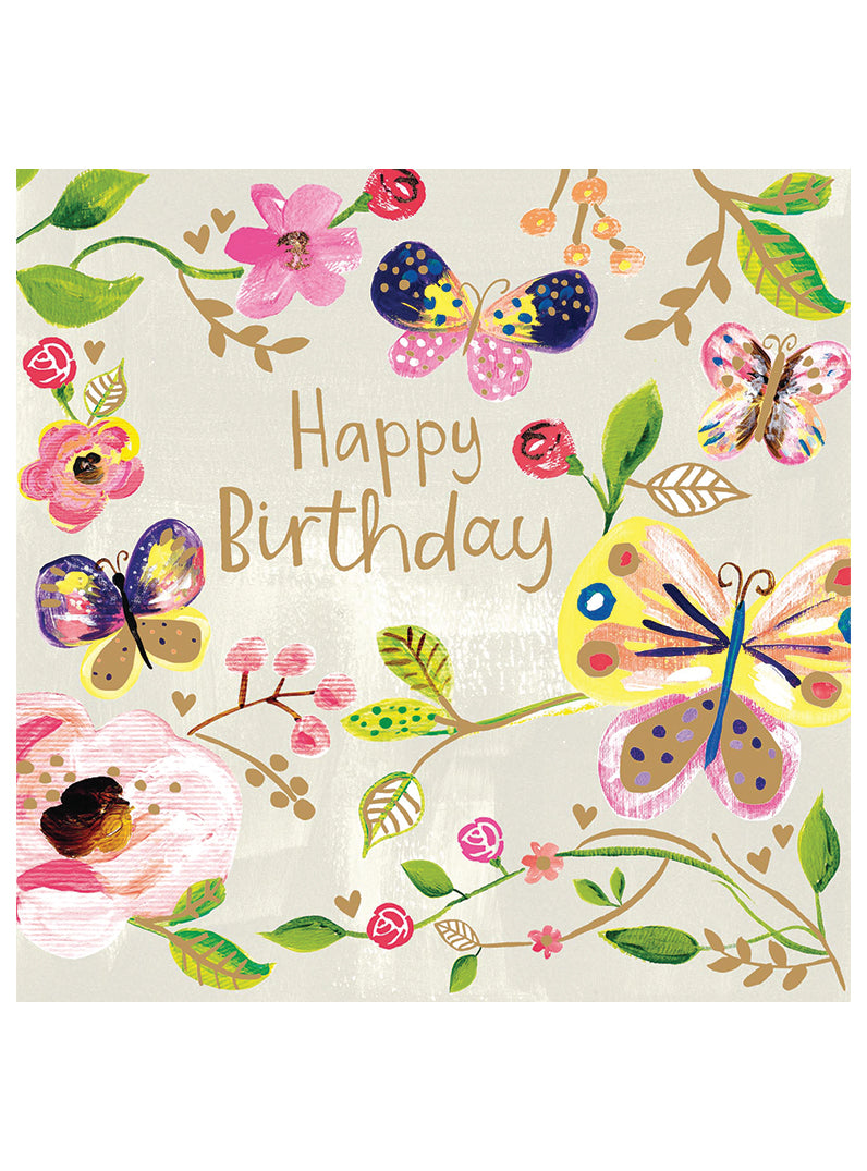 Butterfly Birthday Card