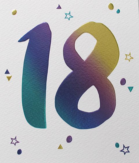 18th Birthday Card