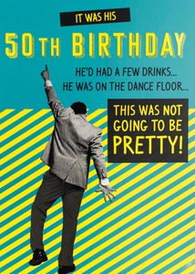 50th Birthday Card