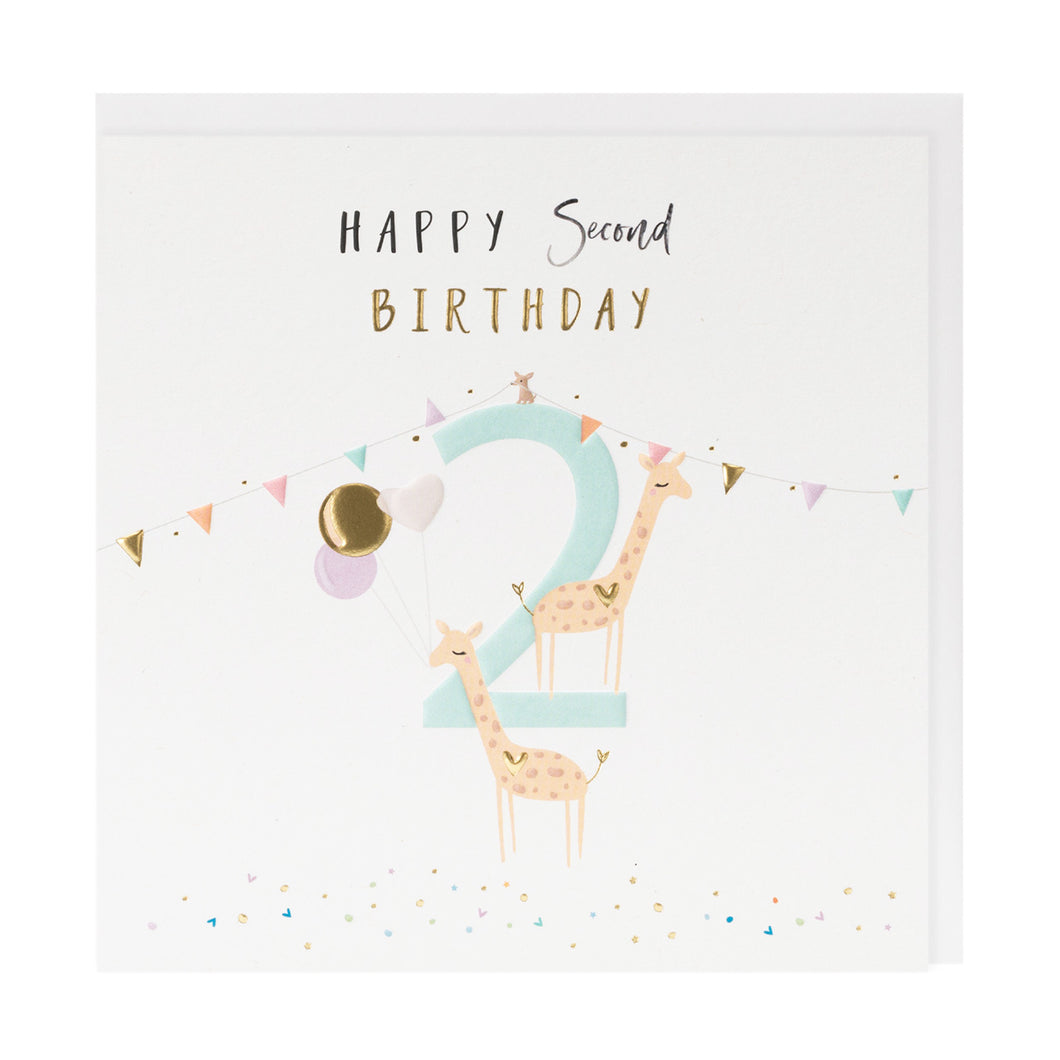 2nd Birthday Card